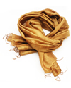 Gold Silk Scarf